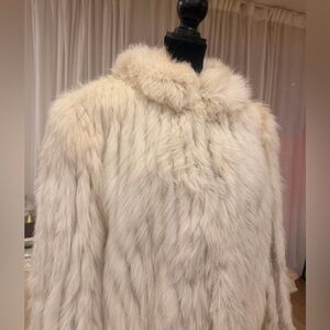 Beautiful blue Fox jacket